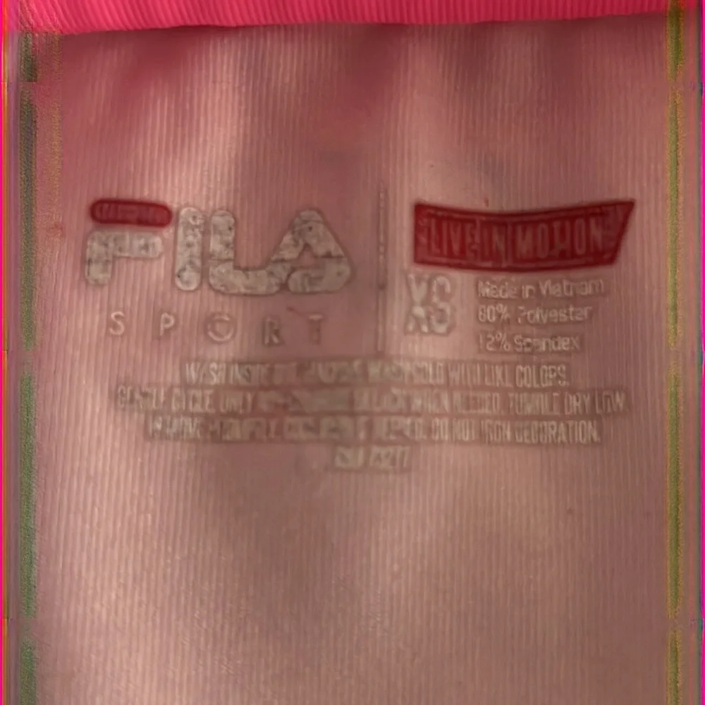 FILA pink to purple T shirt XS - Picture 4 of 4